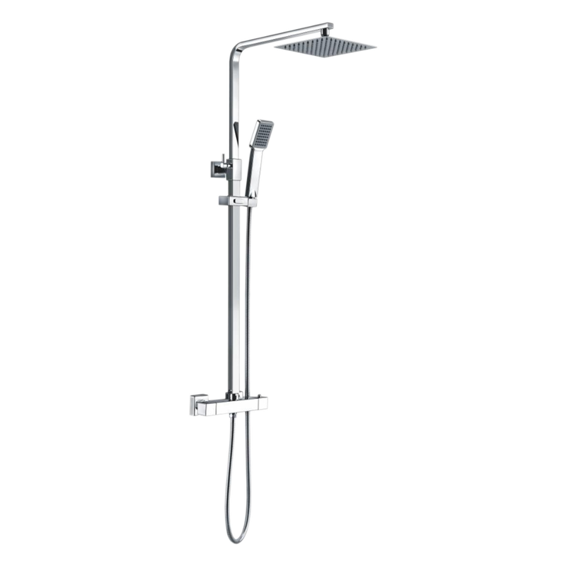 K119 Square Thermostatic Shower Set Thermostatic Shower Valve and Shower Kit