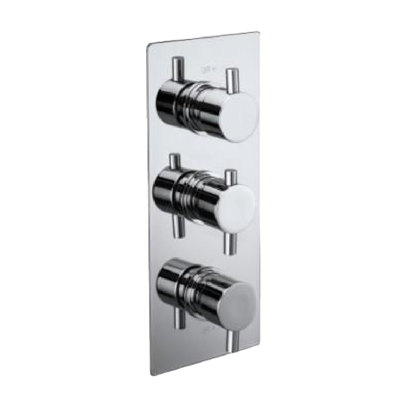 T46012 Triple Concealed Thermostatic Shower Valve Thermostatic Shower Valve and Shower Kit