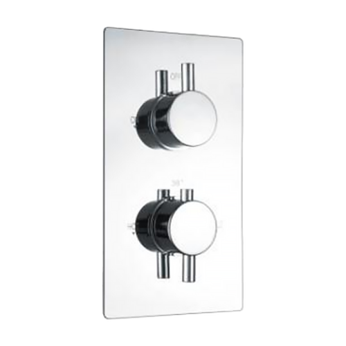 T47012 Twin Concealed Thermostatic Shower Valve