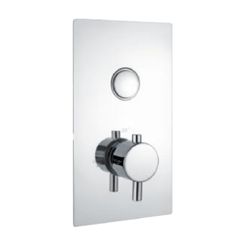 T47102 Push Button Thermostatic Shower Valve ( One Outlet )