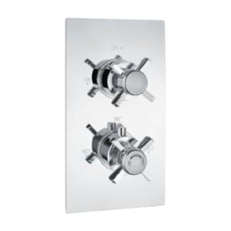 T47122 Twin Concealed Thermostatic Shower Valve