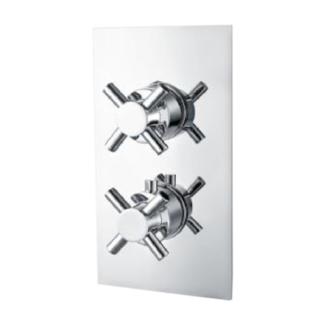 T47152 Twin Concealed Thermostatic Shower Valve