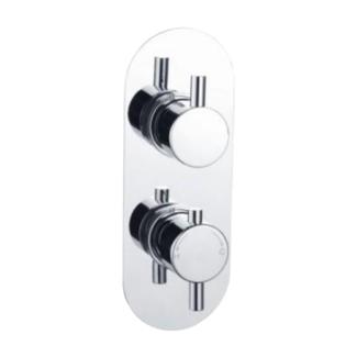 T47192 Twin Concealed Thermostatic Shower Valve