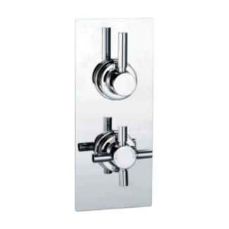 T47202 Twin Concealed Thermostatic Shower Valve