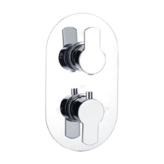 T47212 Twin Concealed Thermostatic Shower Valve